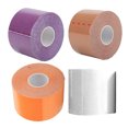 thumbnail image 3 of Cinta elástica atlética para ejercicios, cinta fisiológica, vendaje neuromuscular para músculos y articulaciones, 4 unidades, color blanco, naranja y morado, 3 of 12