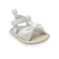 thumbnail image 4 of Carter's Child of Mine Infant Girl Eyelet Sandals, Color White, Sizes (0-3) - (3-6) Months, 4 of 5