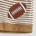 thumbnail image 6 of TOWED22 Toddler Baby Boy Summer Outfit Letter Short Sleeve T-Shirt Shorts Hunting Clothes 2PCS Set Brown,6-12 M, 6 of 8