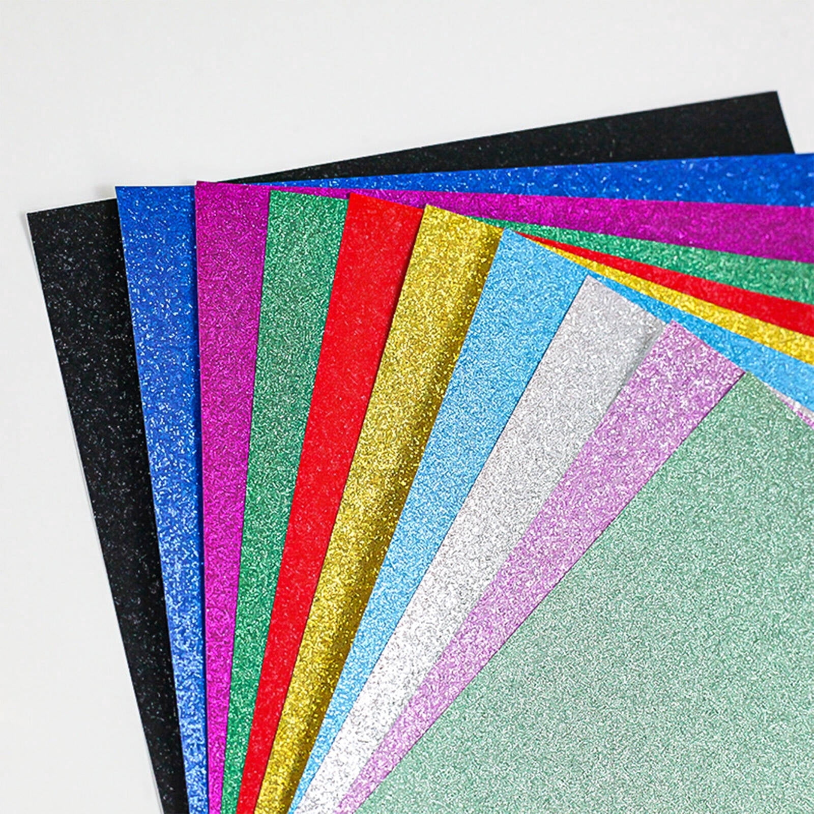 CCOCC 2026 New 20Pcs Packing Paper Glitter Effect Transfer Paper Rich Color Choices Carbon Paper for Crafting Gift Wrapping Diy Projects Scrapbooking Stationery Art Projects