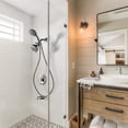 thumbnail image 4 of Wowow Single Handle 7-Spray Tub and Shower Faucet 1.8 GPM in Brushed Nickel Valve Included, 4 of 8