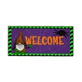 thumbnail image 1 of Halloween Ornament Welcome Sign Decorative Vintage Wall Hanging Home Garden, 1 of 6