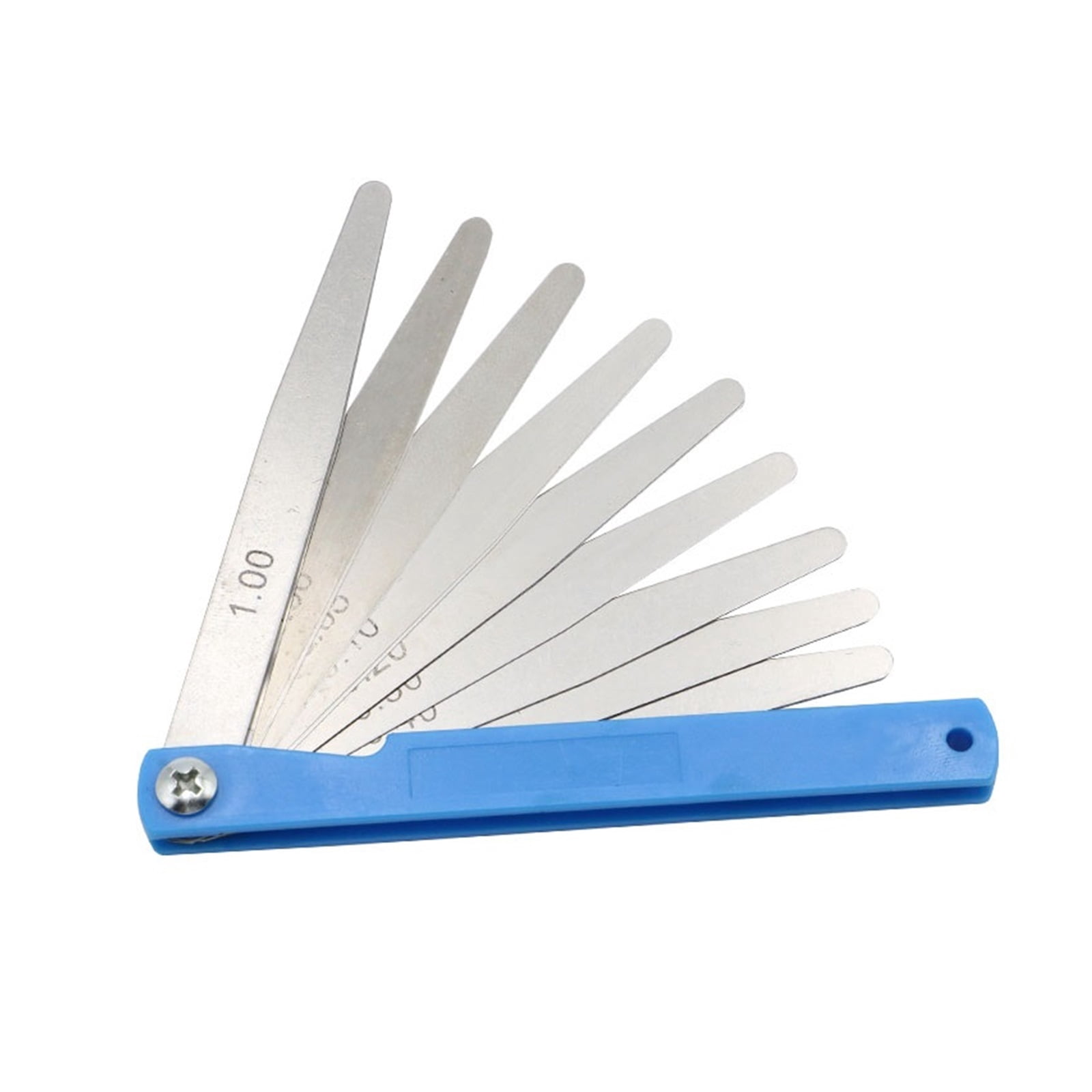 Portable 17 Blades Feeler Gauge 100 Mm Length Metric Feeler Gauge 0.02-1.00 Mm Measurement Tool