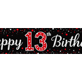 thumbnail image 3 of Happy 13th Birthday Balloon Celebration Banner for Birthday Party Backdrop Decorations Photography Props Supplies, 3 of 7