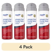 (4 pack) Equate Athlete's Foot Antifungal Powder Spray, Tolnaftate 1%, 4.6 oz, Compare to Tinactin Athlete's Foot Powder Spray Active Ingredient