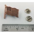 thumbnail image 2 of American Flag, USA, U.S. Flag, Old Glory, Stars & Stripes, Copper Plated, Hat, Lapel, Brooch, Pin, Pins, Jewelry, Made in USA, Over 30 Patriotic Designs Available. Creative Pewter Designs. AC173, 2 of 8