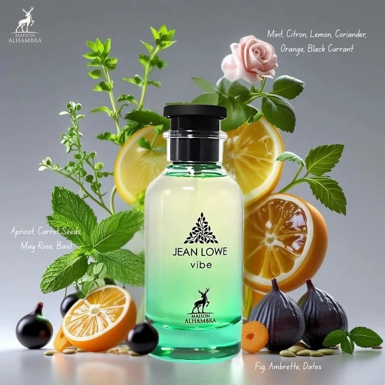 Maison Alhambra, Unisex Fragrance, Jean Lowe Vibe 3.4 oz EDP Spray