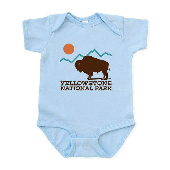 CafePress - Yellowstone National Park Infant Bodysuit - Baby Light Bodysuit, Size Newborn - 24 Months