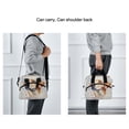 thumbnail image 6 of Lunch Bag Portable Crossbody Meal Bag Cooler Bag Insulated Lunch Bag Food Bag Handheld & Crossbody Design Brown Watercolor Dog, 6 of 6