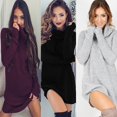 thumbnail image 4 of Robe Courte Mini de Fête en Tricot à Manches Longues pour Femmes Automne Hiver Nouvelle, 4 of 4