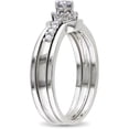 thumbnail image 4 of Everly Women's Diamond Sterling Silver Bridal Set, 4 of 6