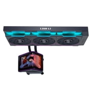 Lian Li HS2OLDC36TB Hydroshift II OLED Curved 360TL RGB AIO CPU Cooler with 6.67 Screen - Black