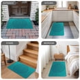 thumbnail image 6 of Teal Boho Door Mat&nbsp;Indoor Outdoor Entrance,Non Slip Small Rug for Kitchen Bathroom Entryway Rug,Farmhouse Abstract Geometric Aesthetic Art Washable Doormat Floor Mat for Office 18x30 Inch, 6 of 8