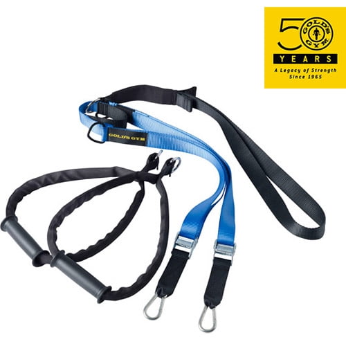 Gold’s Gym Suspended Door Trainer with Professional Exercise Chart