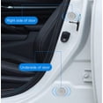thumbnail image 4 of ZHAOCHENG 20 pegatinas de goma para amortiguador de puerta de coche, sello de almohadilla de amortiguador luminoso blanco, amortiguador de absorción de impactos para puerta de coche, piezas de automóv, 4 of 5