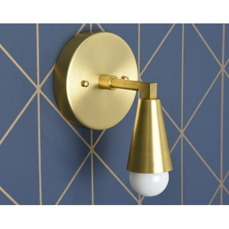

Gold Vanity Light - Modern Wall Sconce - Mid Century - Industrial - Wall Light - Bathroom Vanity - UL Listed [BENNETT]
