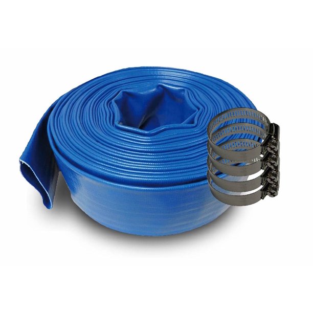 SCHRAIBERPUMP 2inch by 200feet General Purpose Reinforced PVC Lay