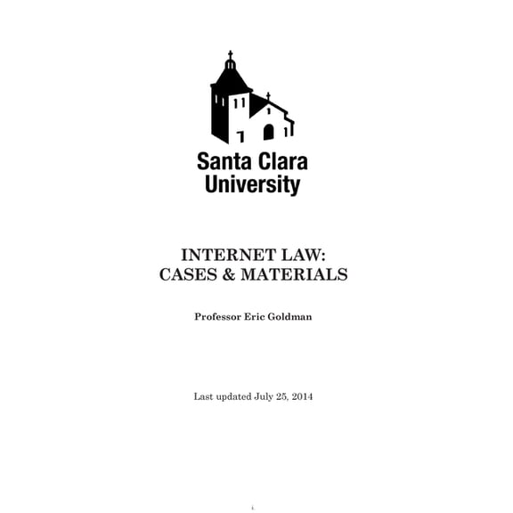 Internet Law: Cases & Materials (2014) (Paperback)