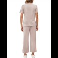 thumbnail image 2 of Conjunto Deportivo de Dos Piezas para Mujer, Informal, de Corta y Pantalón . Albaricoque XXL, 2 of 5