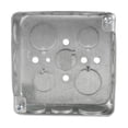 thumbnail image 1 of Caja Electrica Cuadrada Itsa 4X4 Galvanizada 1/2" 3/4", 1 of 3
