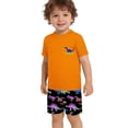 thumbnail image 6 of ZOYOEN Boys Rash Guard Swimsuits 2 Piece- Quick Dry Short Sleeve Kids Swim Trunks Swimwear Set Multicolor Size 3-4 Years, 6 of 9