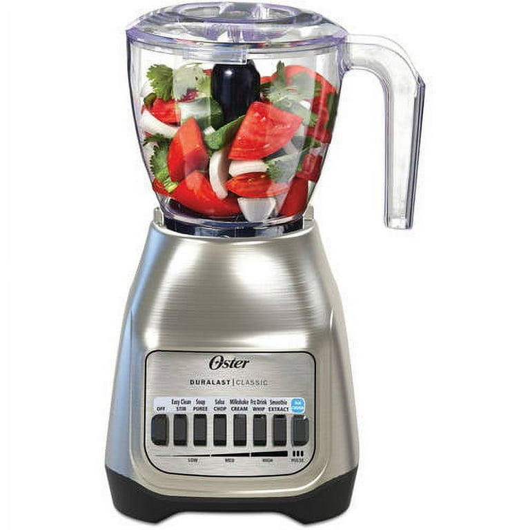 Oster Easy to Clean 48 oz. 8-Speed Grey 700-Watts Blender with 20