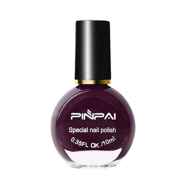 Baohd Vernis à Ongles Pelable Laque Art Base Imperméable Estampage Vernis à Ongles Manucure Sèche DIY
