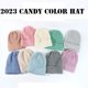 thumbnail image 2 of Gorro de lana de gran tamaño para mujer, gorros holgados de punto con circunferencia de cabeza grande, cálidos, coreanos, regalo de Navidad, Invierno, 2 of 4