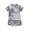 Gray, variant on LYMAYTER Newborn Boys Summer T-Shirt Outfit 2PCS Infant Tie Dye Short Sleeve Tee Tops Shorts Set for 6-36M