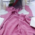 thumbnail image 3 of bestolf Table Runner, Rustic Fringed Cotton Table Runner, Farmhouse Table Runner for Dining Table Home Wedding Party Bridal Shower, 3 of 8
