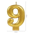 thumbnail image 3 of Velas de Cumpleaños Granmark No. 9 Dorada, 3 of 4