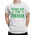 thumbnail image 2 of Kiss Me Im Pretending to Be Irish Funny St. Patricks Day Men's T-shirt, 2 of 3