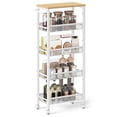 thumbnail image 1 of Carrito de almacenamiento rodante VASAGLE de 5 niveles, 22 x 45 x 100 cm, blanco, 1 of 8