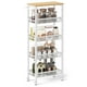 thumbnail image 1 of Carrito de almacenamiento rodante VASAGLE de 5 niveles, 22 x 45 x 100 cm, blanco, 1 of 8