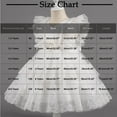 thumbnail image 3 of Pejock Girls Summer Dress with Ruffled Sleeves, Lace Embroidery Mesh, Princess Bow Skirt - Round Neck Toddler Outfit for Birthday, Travel, Ages 1-9 Years, 3 of 6