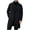Black, variant on Men's Trench Coat Wool Blend Overcoat Double-Breasted Coat Mid-Length Overcoat Classic Trench Coat Formal Overcoat XS-2XL