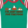 thumbnail image 3 of Inktastic I'm Just Here for the Food Boys or Girls Baby Bodysuit, 3 of 4
