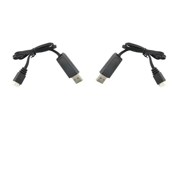 KLKCMS 2pcs 7.4V USB LiPo Battery Charger for B3Mini Bugs Drone Quadcopter
