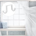 thumbnail image 4 of SHISUYAN Ceiling Mounted Double Curtain Rod Bracket Aluminum Alloy 2pcs, 4 of 9