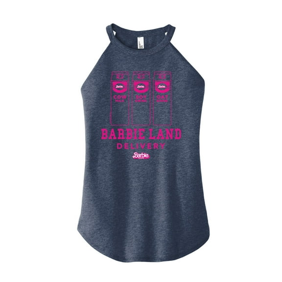 Barbie - Barbie Land Delivery Milk - Juniors High Neck Tank Top
