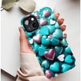 thumbnail image 5 of Heart - shaped Glitter Heart iPhone Case for Valentine’s Day Lovers, Compatible with iPhone 11/12/13/14/15/16 (Pro Max/Plus), 5 of 9