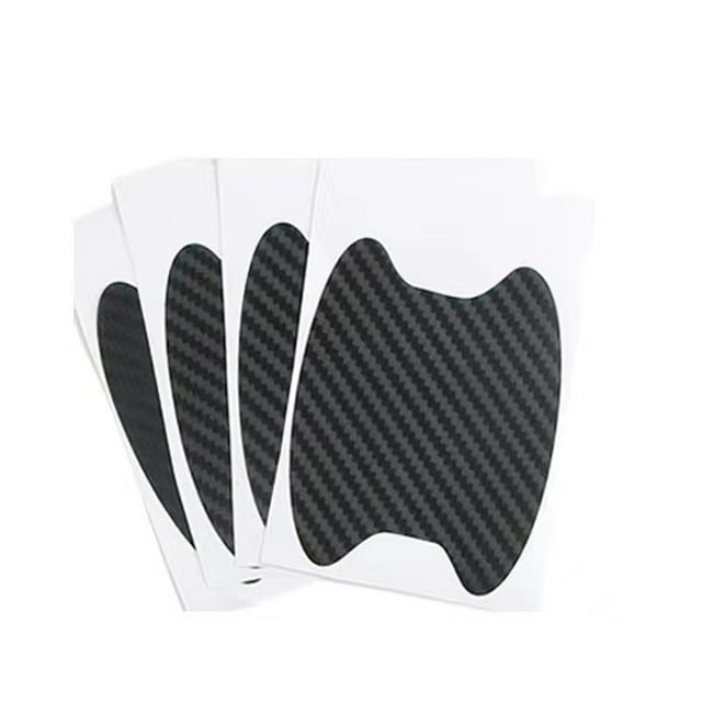 4 Pcs Car Door Handle Sticker Film, Anti-Scratch Sticker for Car Handle, Door Handle Protective Film for Most Vehicles(8.5*6.8cm)