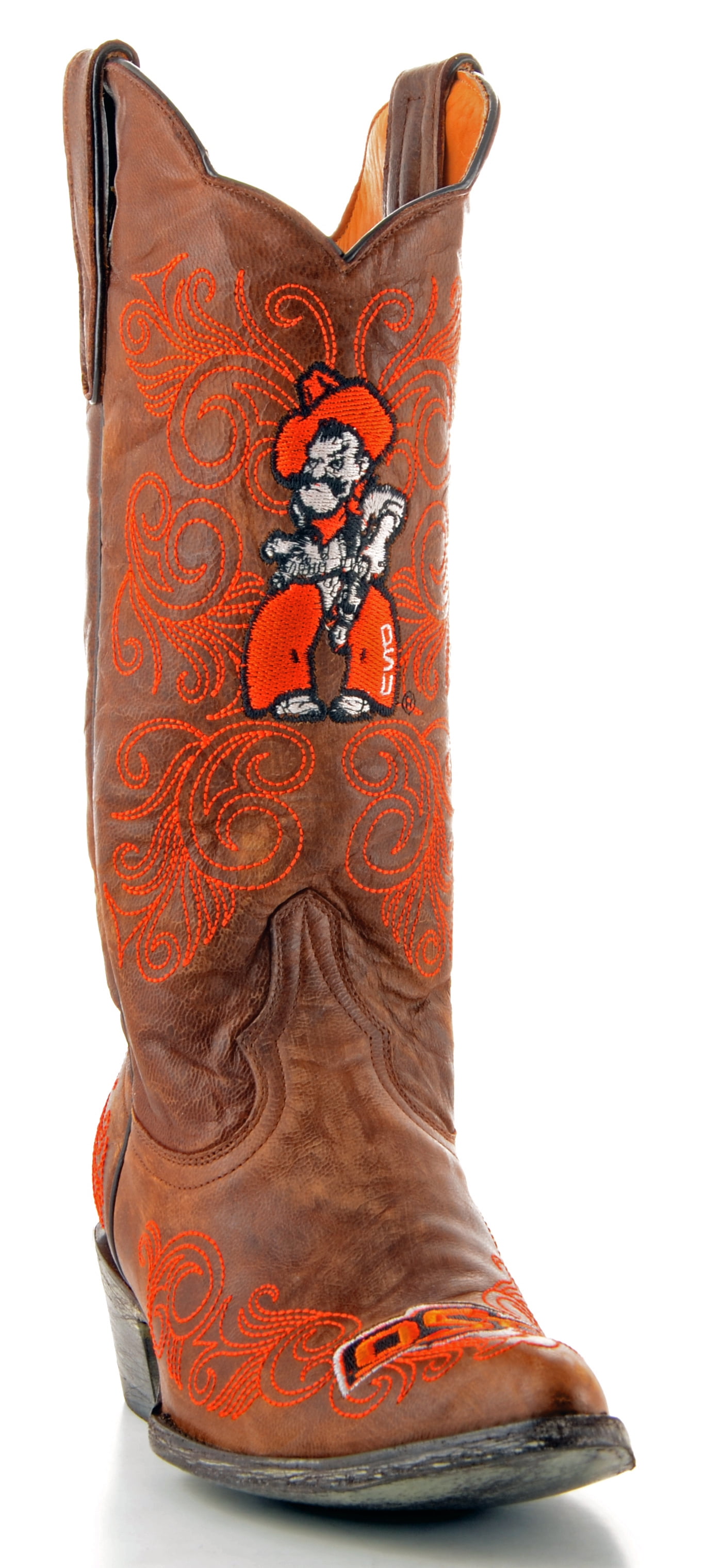 Gameday Boots Womens 13" Tall Leather Oklahoma State Cowboy Boots by GameDay Boots