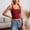 Red, variant on Women's Basic Layering Tank Tennis Top for Daily Resort Wear Sleeveless Camisole with Strappy Design and Removable Pads for All-Season Comfort Navy XS