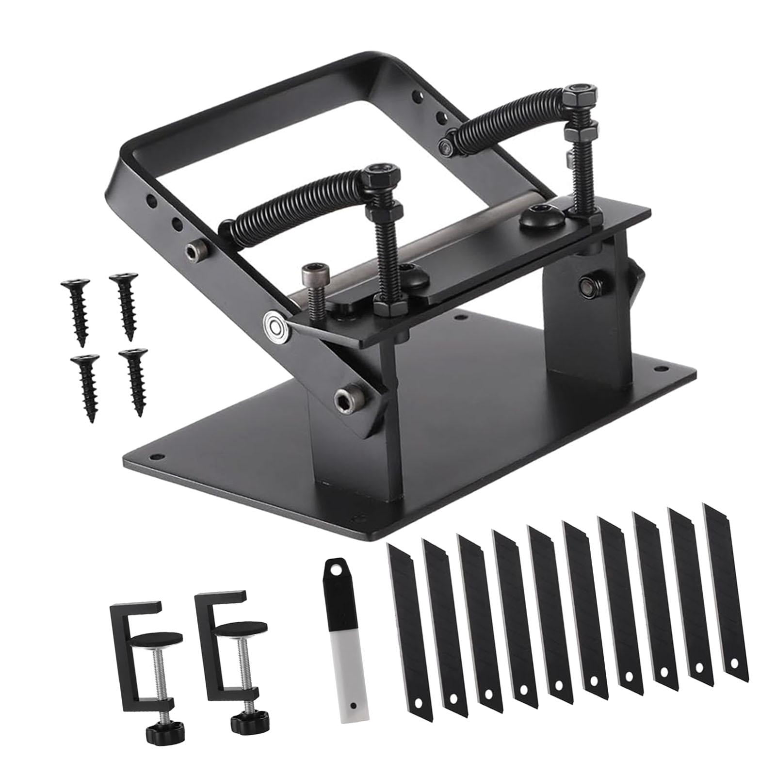 GUOOL 1 Manual Peeling Machine, Trimming Tool, Cutting Device, Slicing Tool, Stainless Steel, Adjustable Function, Suitable for Leather Crafts And Manufactu Style C