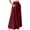 Wine, variant on 2026 Satin Elastic Waisted Maxi Skirt with Pocket A-Line Spring Summer Casual Long Skirts for Women