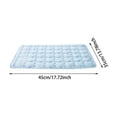 thumbnail image 2 of New Pet Cooling Mat for Dogs & Cats, Non- Long-Lasting Washable Portable Cooling Bed Blanket, Blue, XL 18 x 14 Inches, 2 of 7
