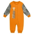 thumbnail image 2 of Newborn & Infant   Tennessee Orange Tennessee Volunteers Playbook Colorblock Long Sleeve Coveralls, 2 of 3