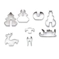 thumbnail image 1 of Bewildely Paquete de 8 moldes, molde para hornear, cocina doméstica, molde para hacer dulces de acero inoxidable, decoración en forma geométrica, Herramientas y accesorios para hornear Bewildely HA009876-00B, 1 of 6