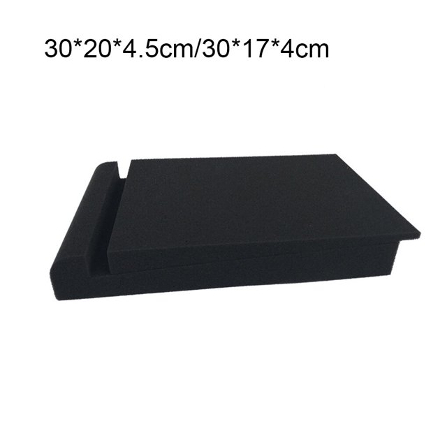 facefd 2 Pieces Professional Studio Soundbox Mat Replacement Speaker Shock Absorber Pad Acoustic Isolation Pads Audio Equipment 30x17x4cm